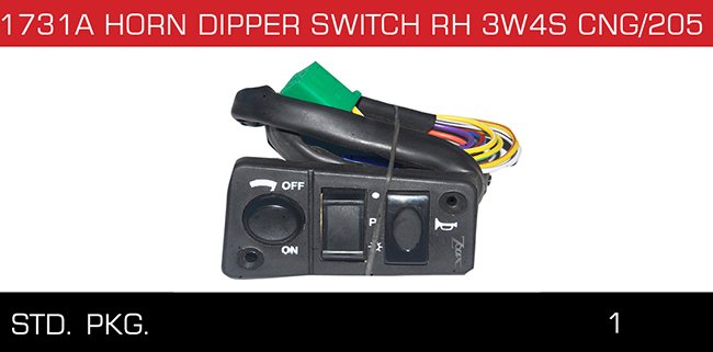 1731A HORN DIPPER SWITCH RH 3W4S CNG 205